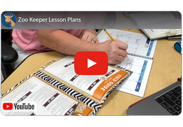 Zoo Keeper Lesson Plans Overview