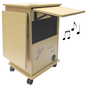 zoo cart with shelf and sound